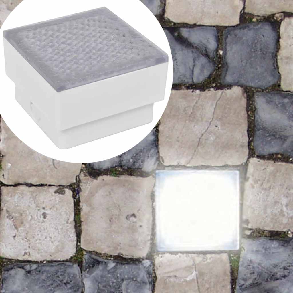 Markbelysning 2 St Led 100 X 100 X 68 Cm