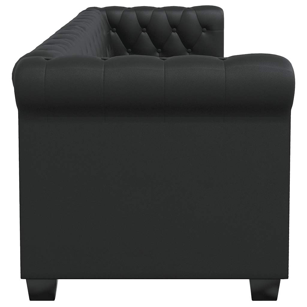 Chesterfield 3-Sits Konstläder