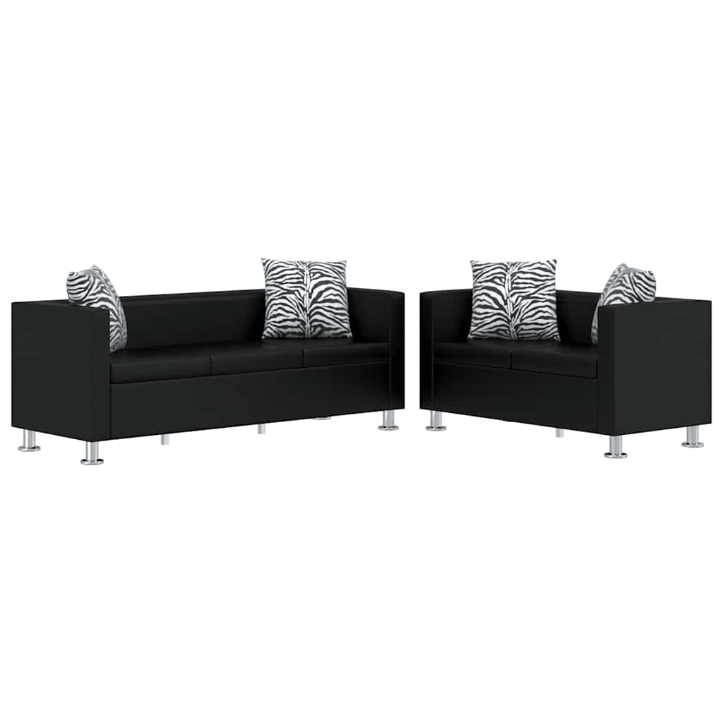 Soffa 3-Sits Konstläder