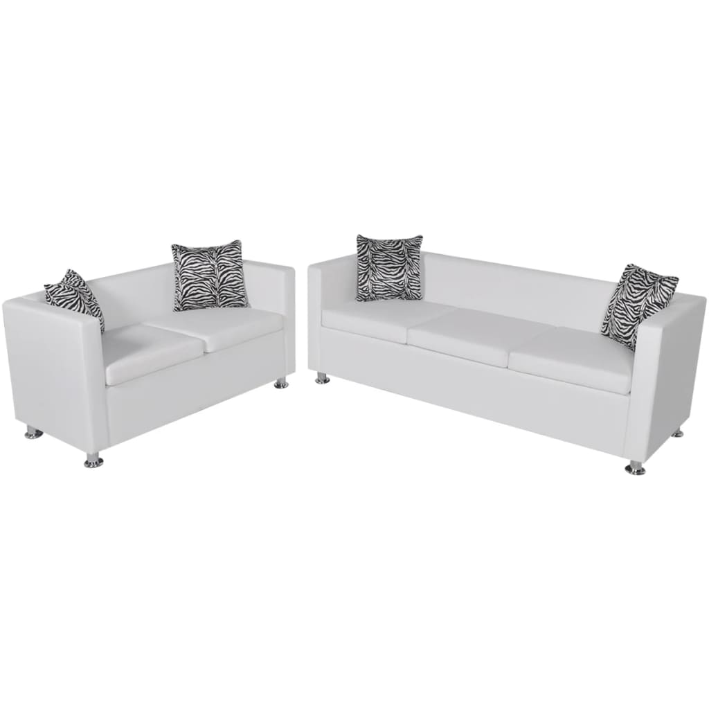 Soffa 3-Sits Konstläder