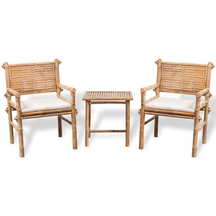 Caféset Med Dynor 3 Delar Bambu