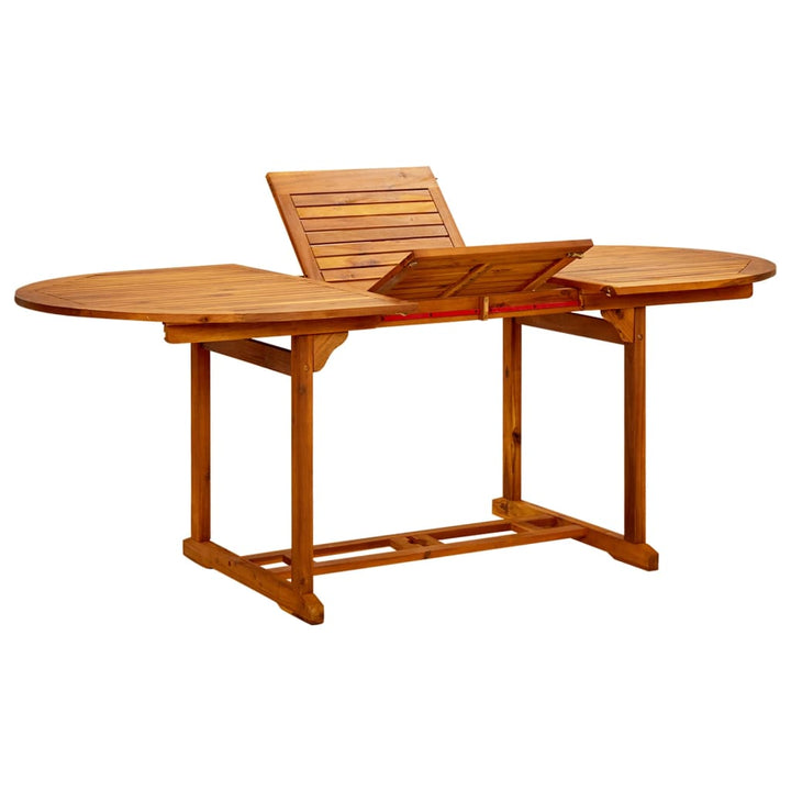 Trädgårdsbord (160-240)X100X75 Cm Massivt Akaciaträ