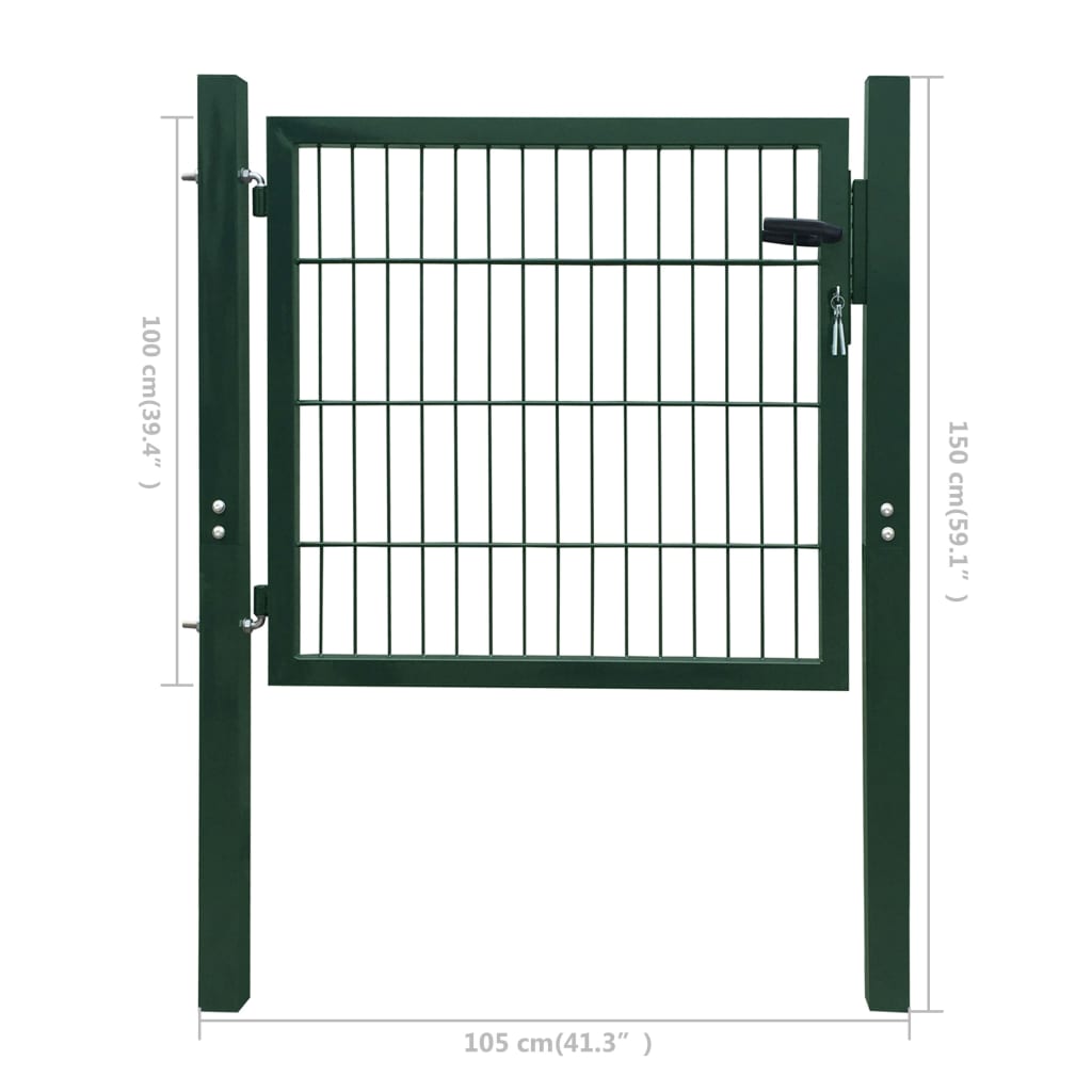 Trädgårdsgrind Stål