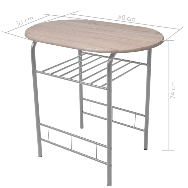 Frukostbar Med Stolar Mdf