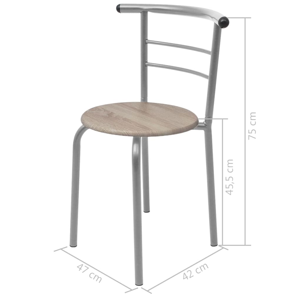Frukostbar Med Stolar Mdf