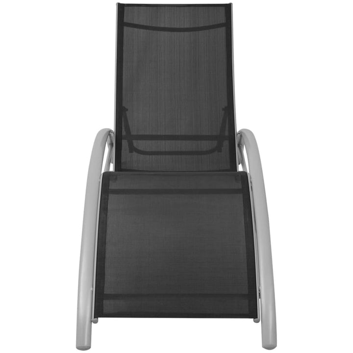 Solsäng Aluminium Svart