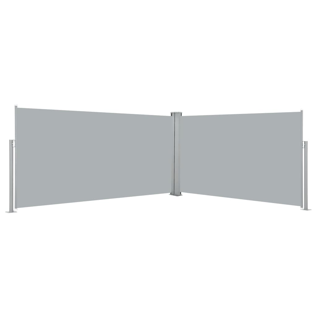Infällbar Skärm 160X600 Cm Grå