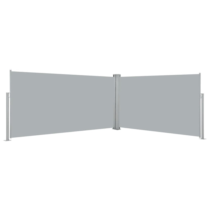 Infällbar Skärm 160X600 Cm Grå