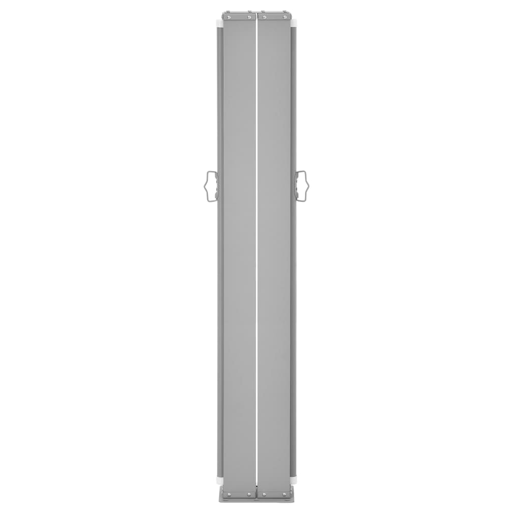 Infällbar Skärm 160X600 Cm Grå