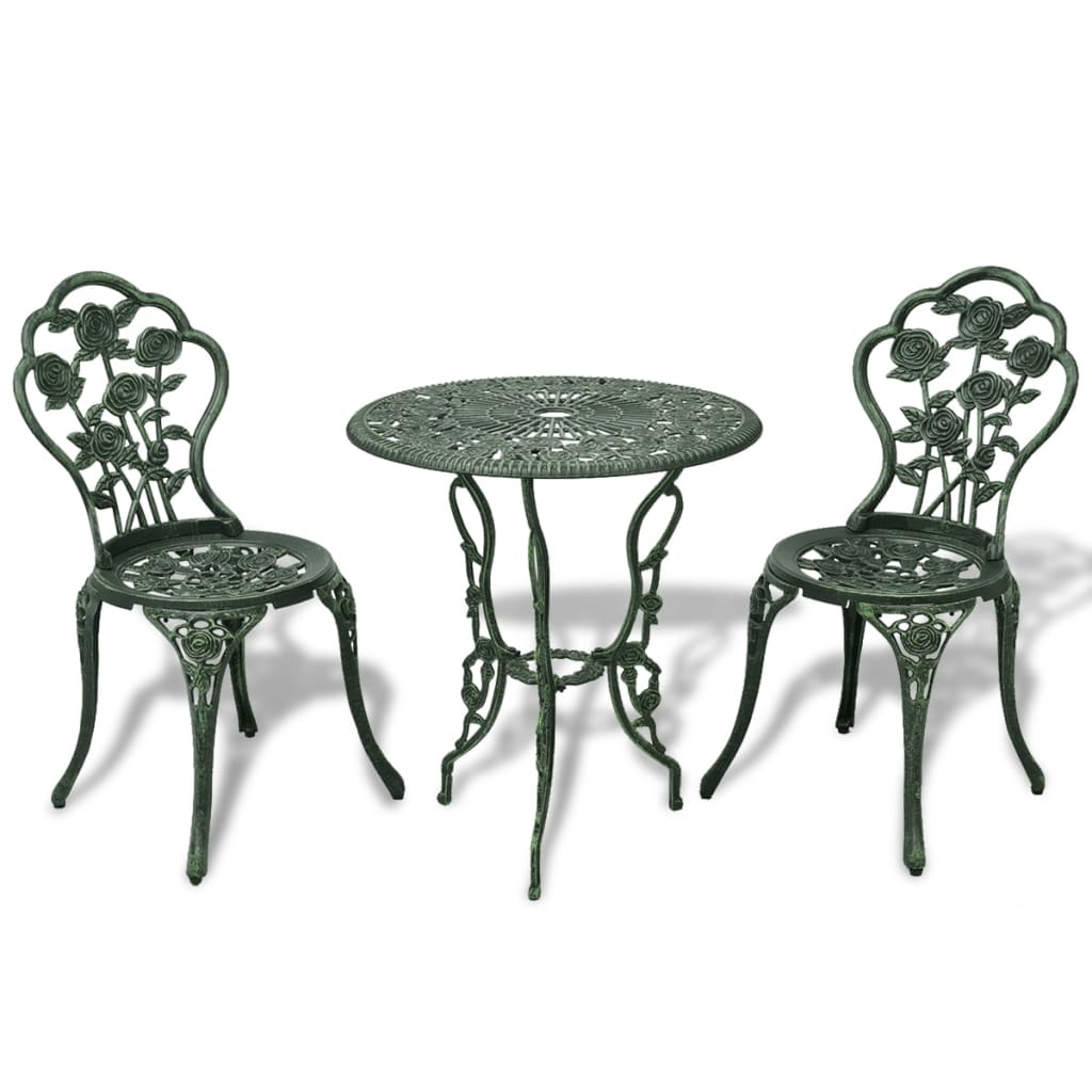 Caféset 3 Delar Gjuten Aluminium