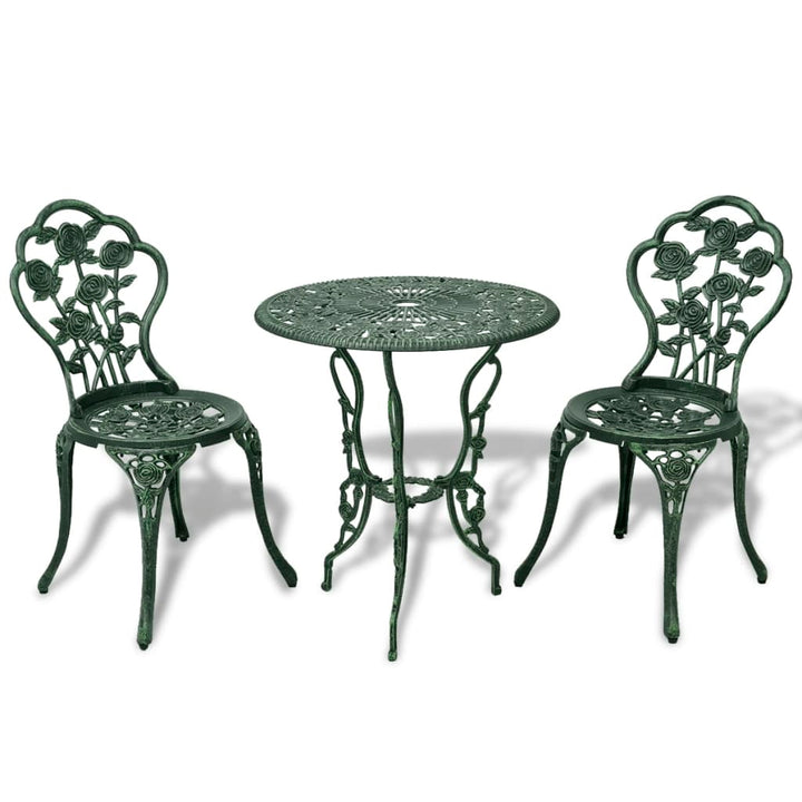 Caféset 3 Delar Gjuten Aluminium