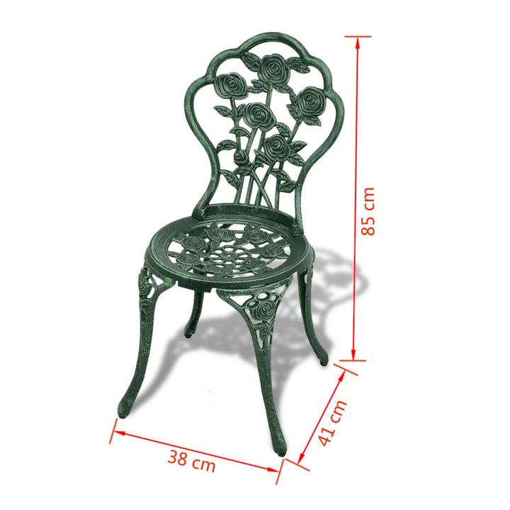 Caféset 3 Delar Gjuten Aluminium