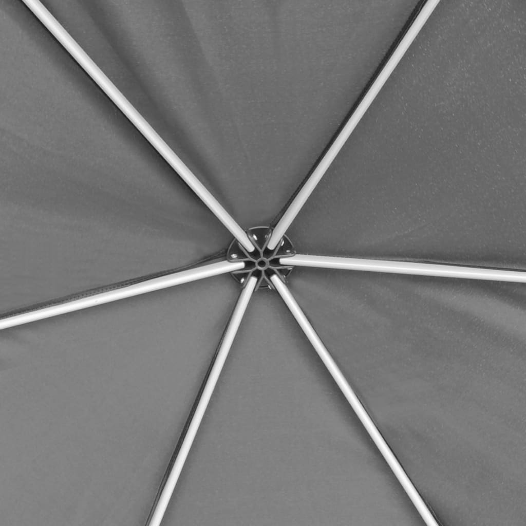 Pop-Up Partytält Med 6 Sidoväggar Sexkantigt 3,6X3,1 M