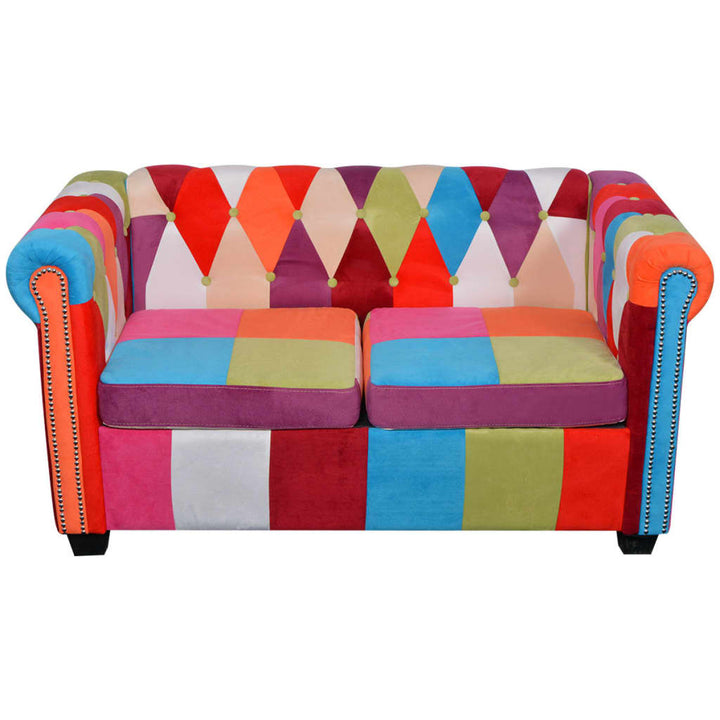 Soffa Chesterfield 2-Sits Tyg