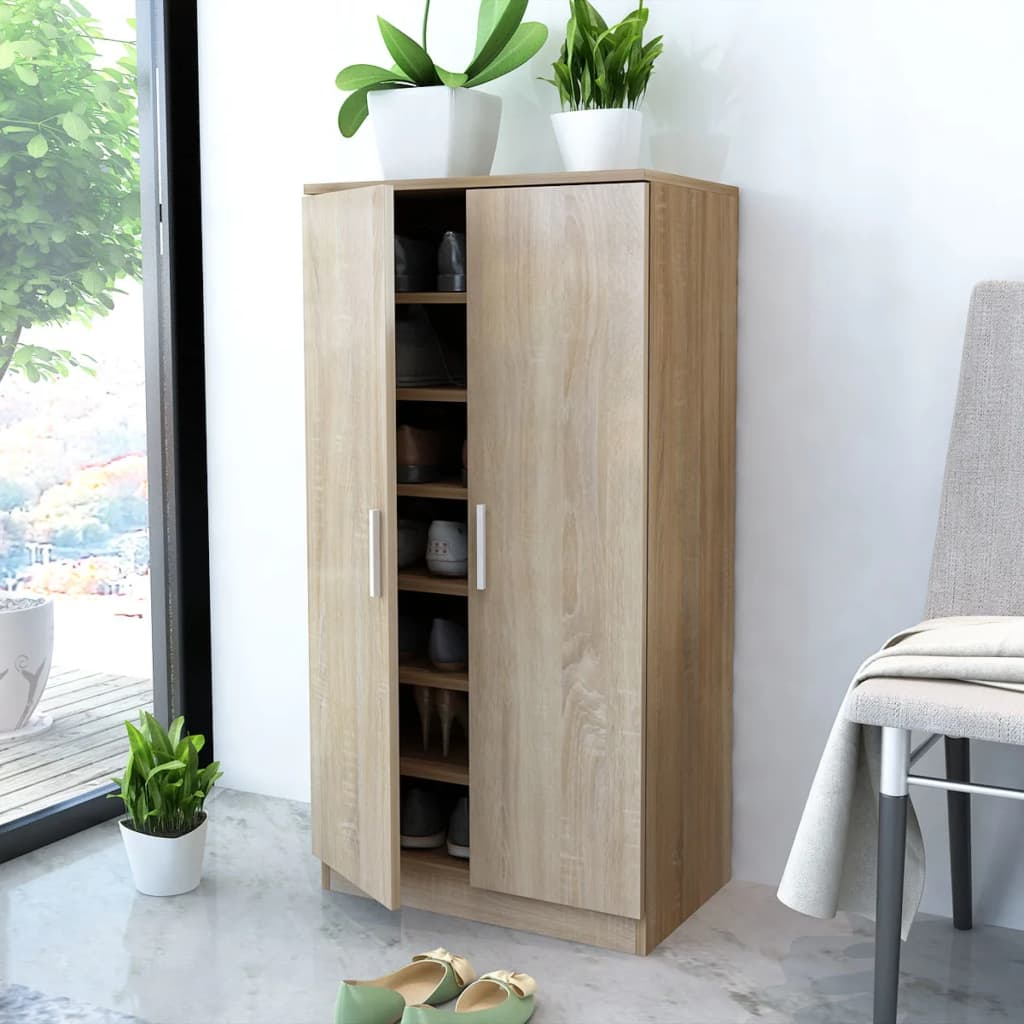 Skoställ 55X35X108 Cm Konstruerat Trä