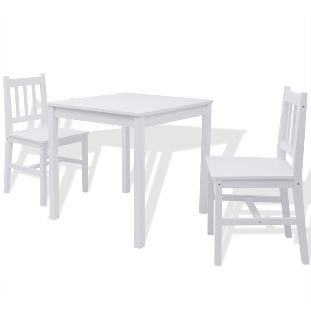 Matbord Och Stolar 3 Delar Furu