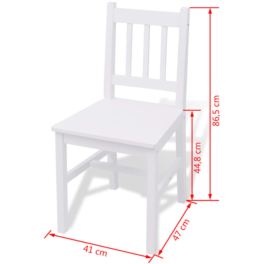 Matbord Och Stolar 3 Delar Furu