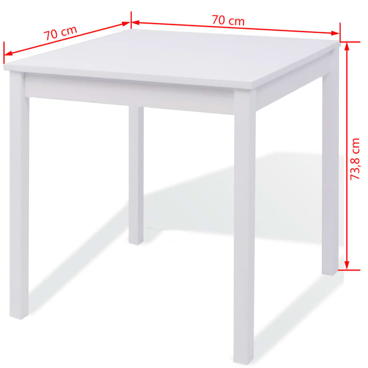 Matbord Och Stolar 3 Delar Furu