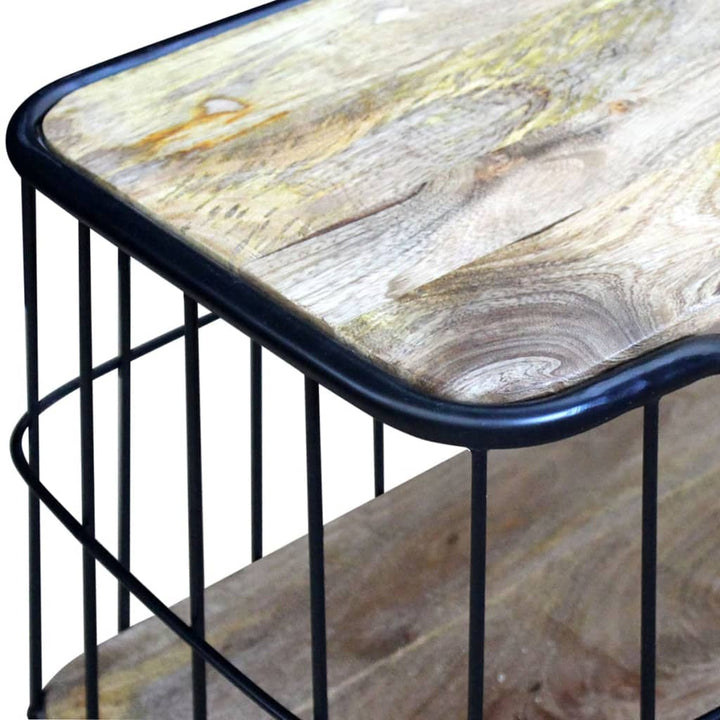 Tv-Bänk Massivt Mangoträ 100X40X45 Cm