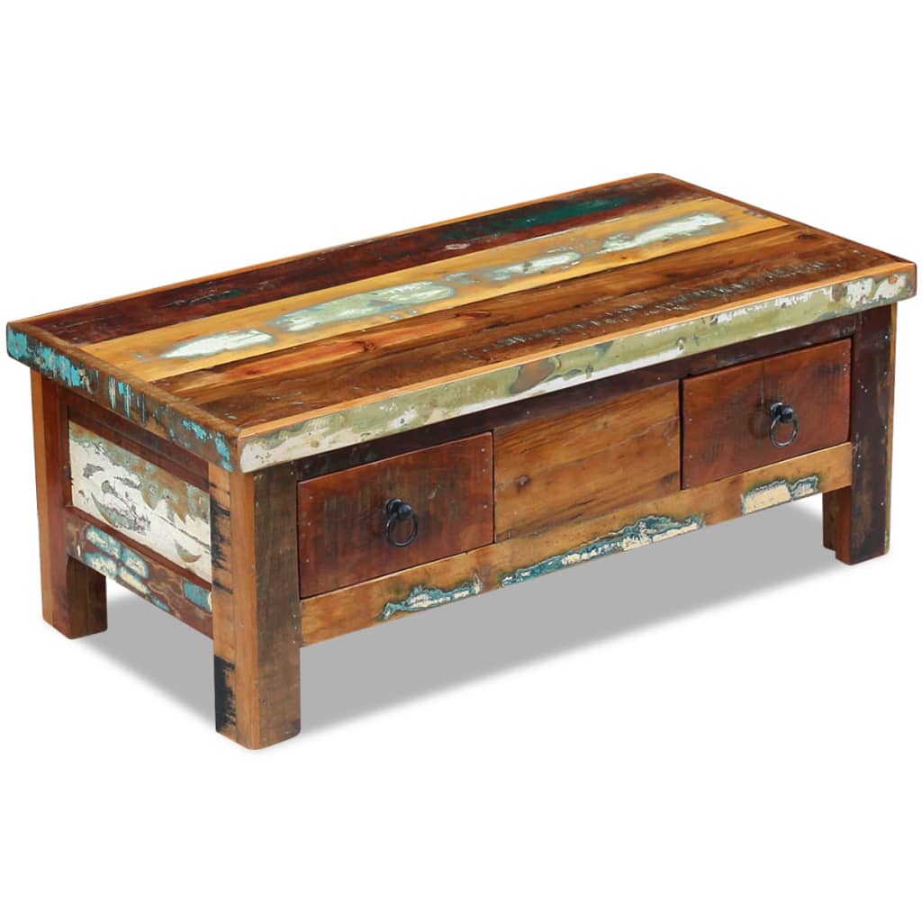 Soffbord 90X45X35 Cm Massivt Mangoträ