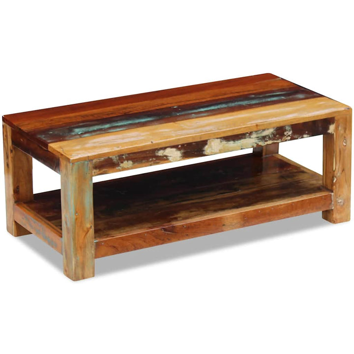 Soffbord Massivt Återvunnet Trä 90X45X35 Cm