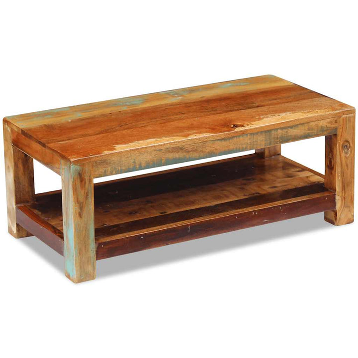 Soffbord Massivt Återvunnet Trä 90X45X35 Cm