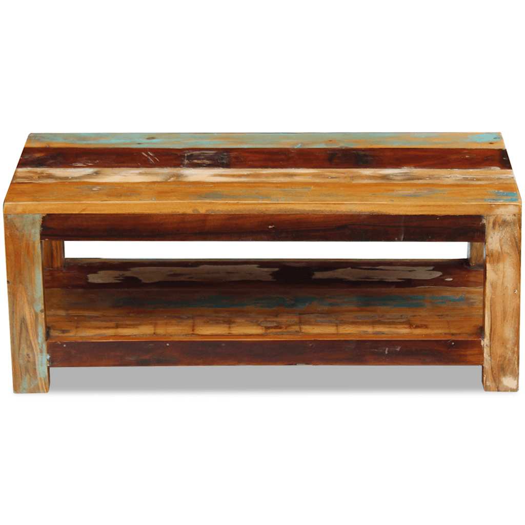 Soffbord Massivt Återvunnet Trä 90X45X35 Cm
