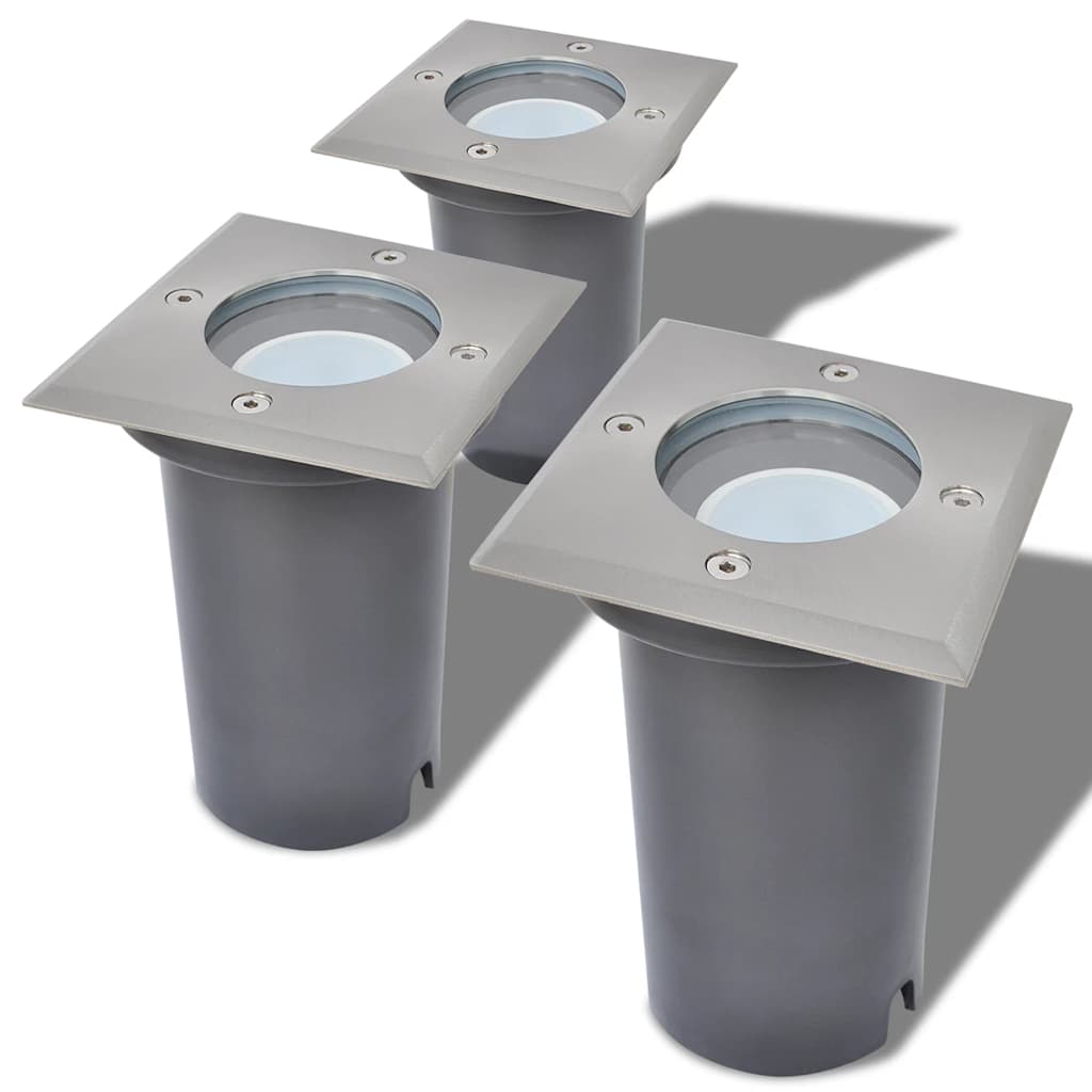 Utomhusmarklampa Med Led 3 St A