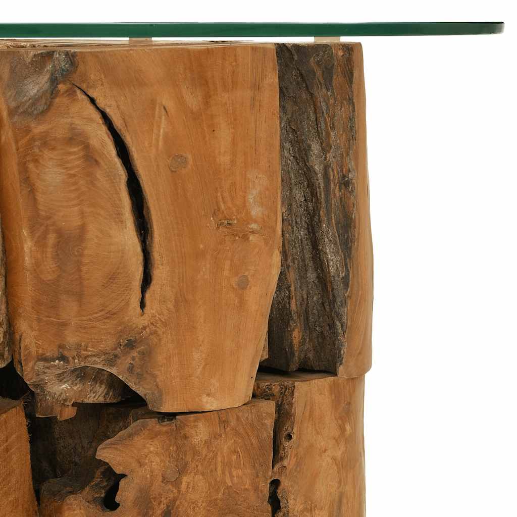 Soffbord I Massivt Drivved 60 Cm