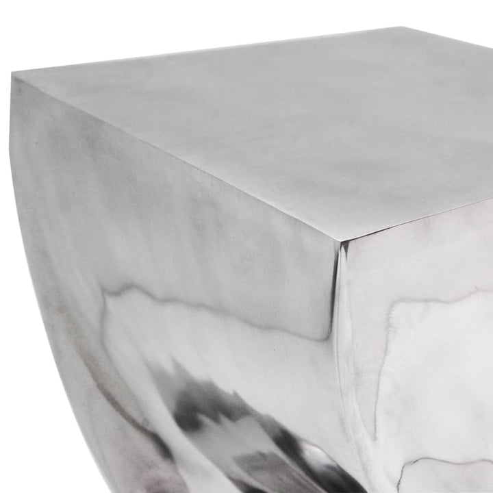 Pall/Sidobord Vriden Form Aluminium Silver