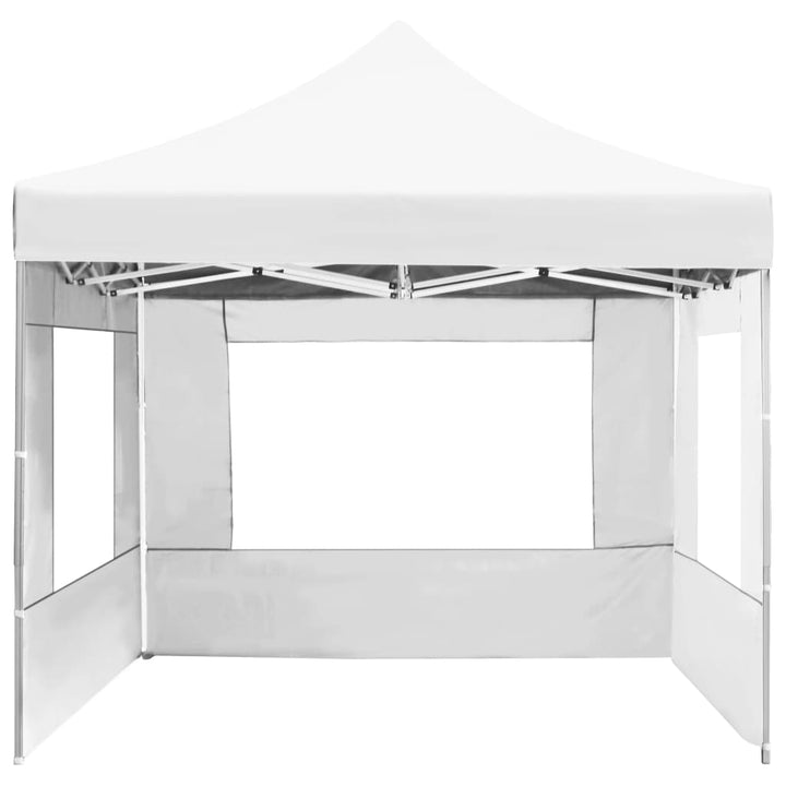 Hopfällbart Partytält Med Väggar Aluminium 4,5X3 M