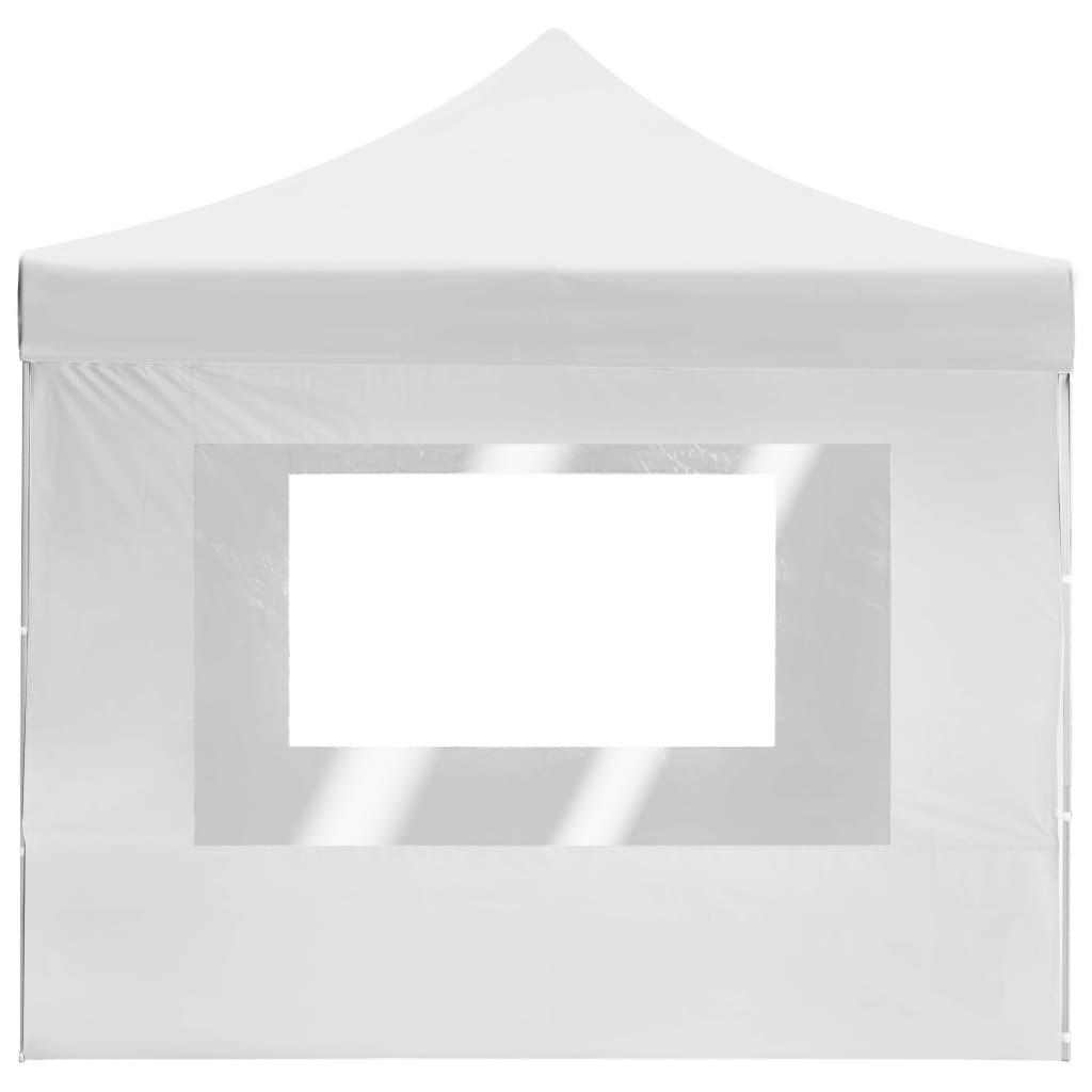 Hopfällbart Partytält Med Väggar Aluminium 4,5X3 M