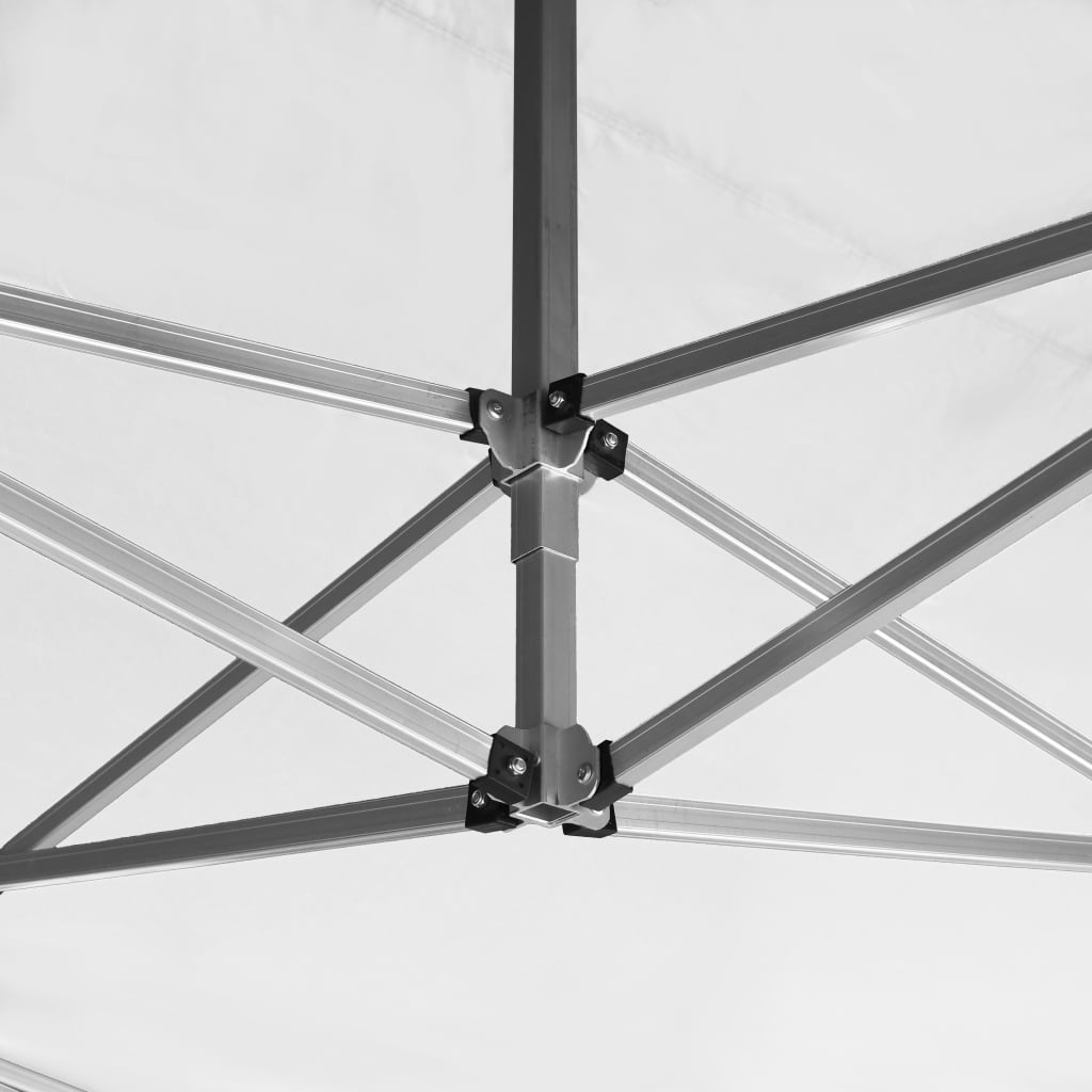 Hopfällbart Partytält Med Väggar Aluminium 4,5X3 M
