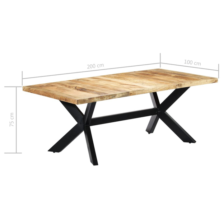Matbord Massivt Mangoträ
