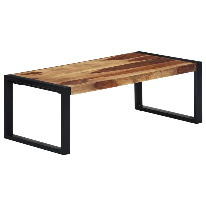 Soffbord 110X60X40 Cm Massivt Sheshamträ
