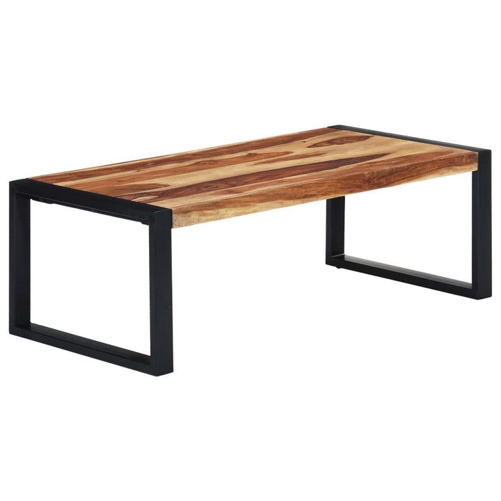 Soffbord 110X60X40 Cm Massivt Sheshamträ