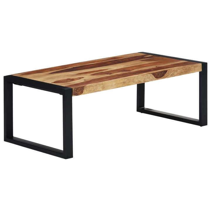 Soffbord 110X60X40 Cm Massivt Sheshamträ