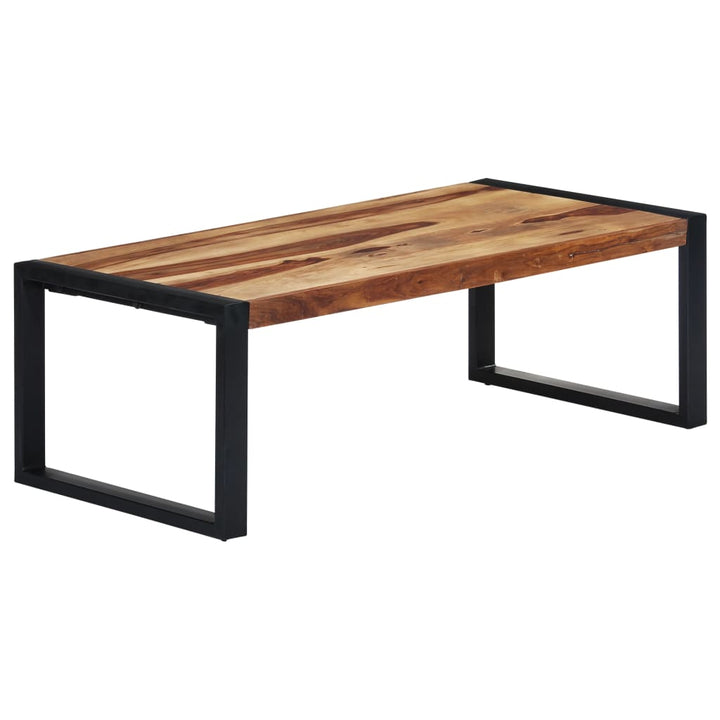 Soffbord 110X60X40 Cm Massivt Sheshamträ