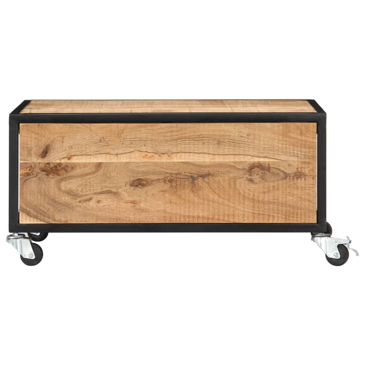 Soffbord 70X70X32 Cm Massivt Akaciaträ