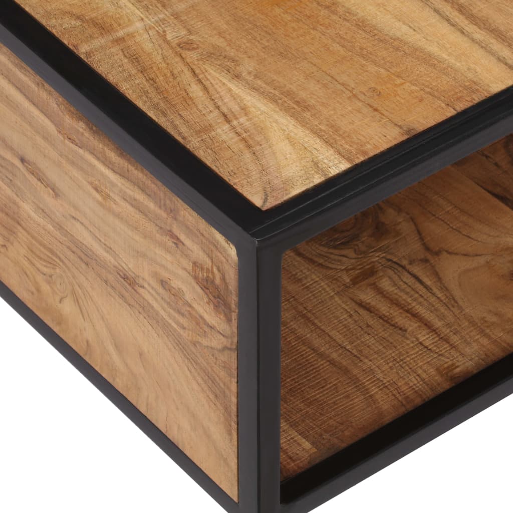 Soffbord 70X70X32 Cm Massivt Akaciaträ