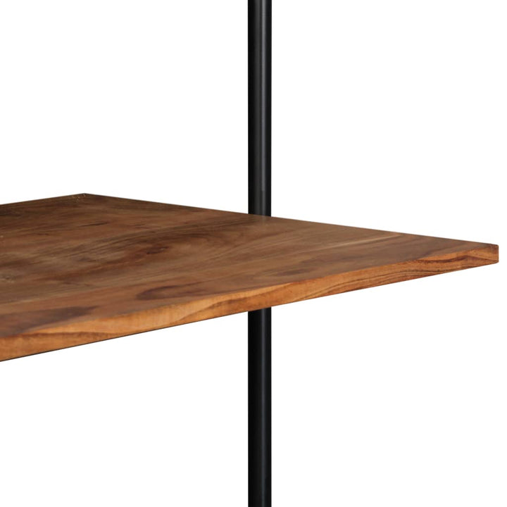 Väggmonterat Skrivbord 90X40X170 Cm Massivt Akaciaträ