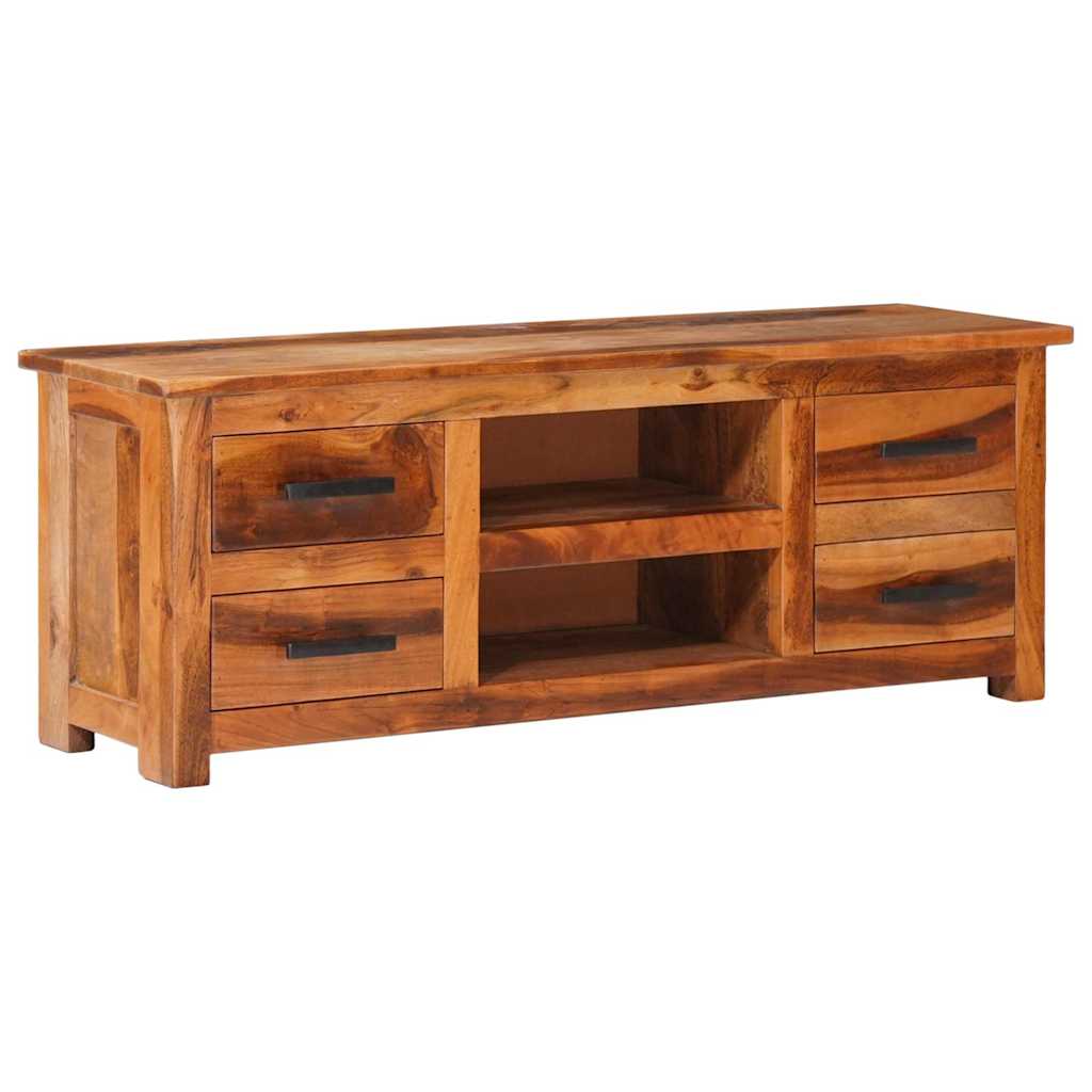 Tv-Bänk 110X30X40 Cm Massivt Trä