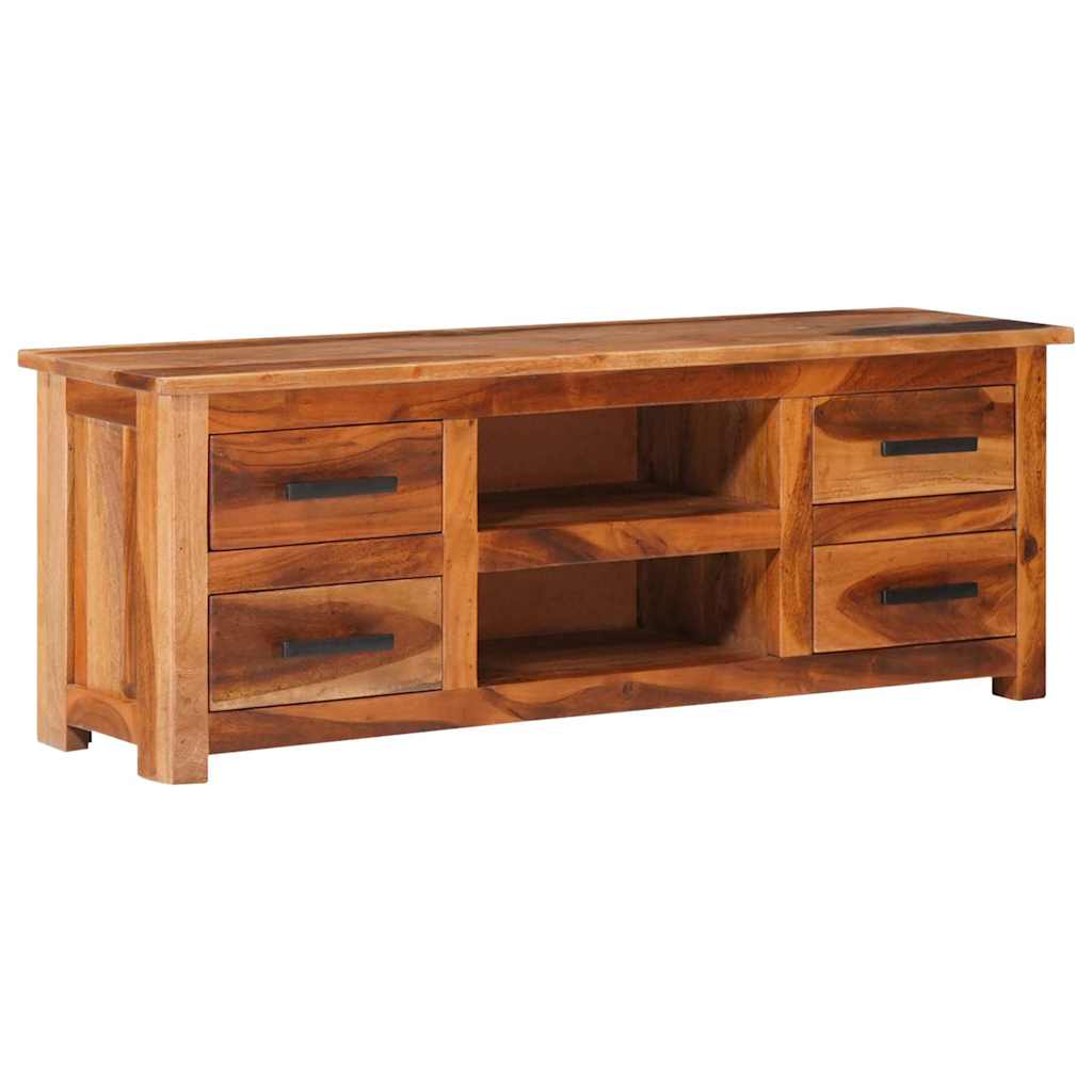 Tv-Bänk 110X30X40 Cm Massivt Trä