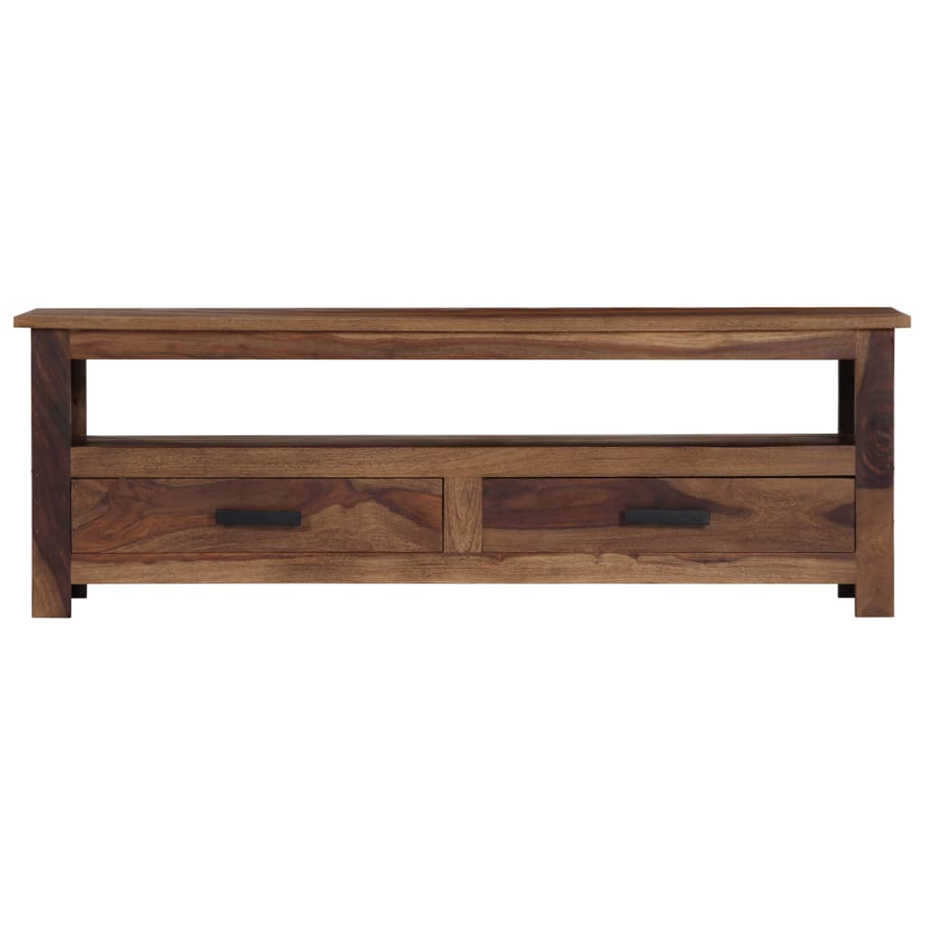 Tv-Bänk 118X30X40 Cm Massivt Trä