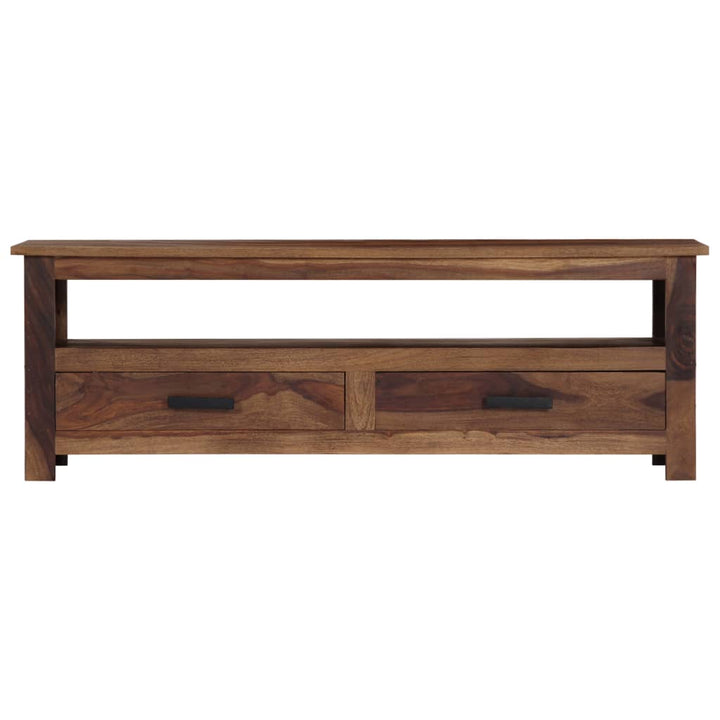 Tv-Bänk 118X30X40 Cm Massivt Trä