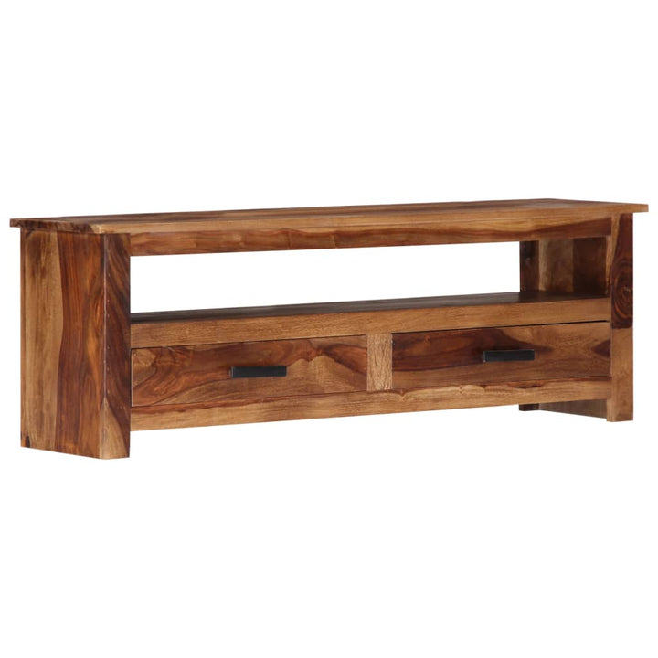 Tv-Bänk 118X30X40 Cm Massivt Trä