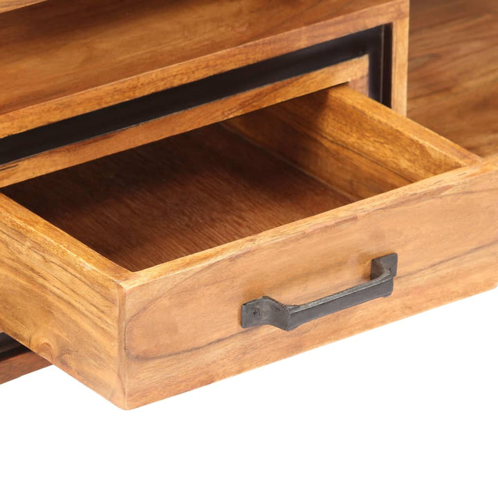 Soffbord 100X45X33 Cm Massivt Akaciaträ