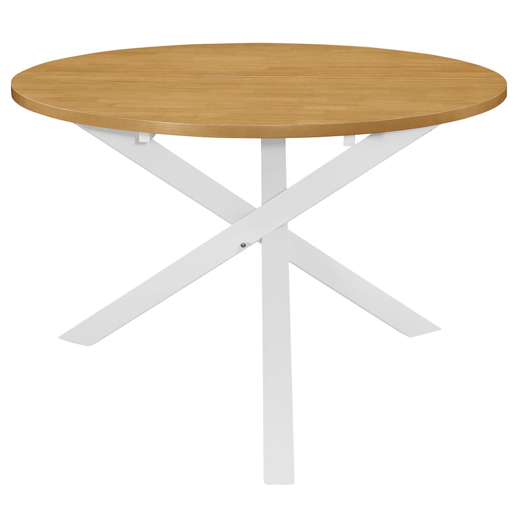 Matbord 120X75 Cm Mdf Vit