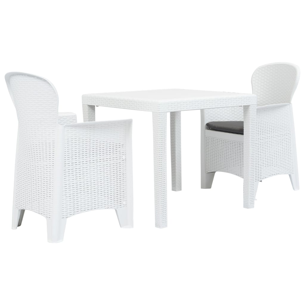 Caféset 3 Delar Plast Konstrotting