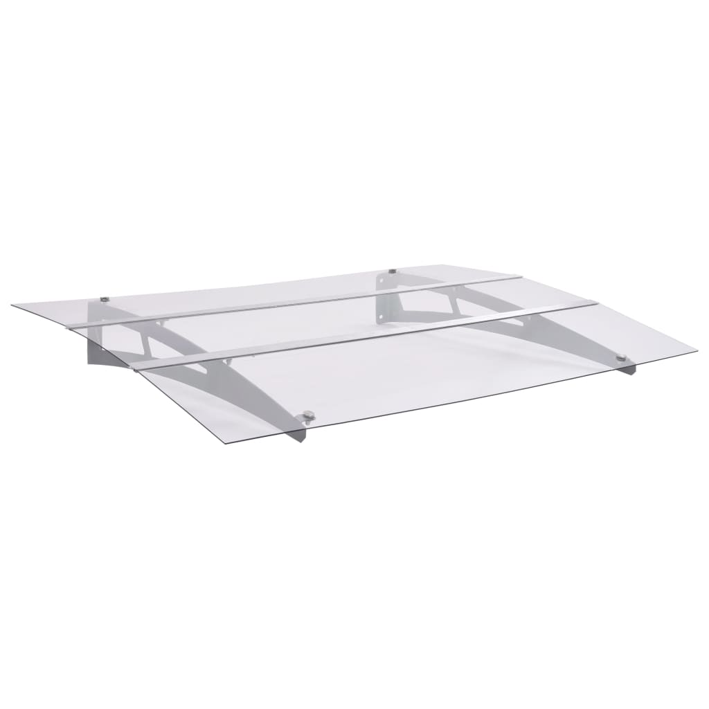 Dörrtak Silver Och Transparent Pet
